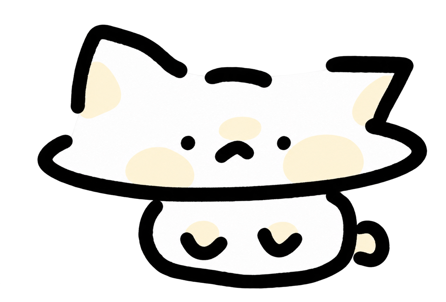 茶トラねこの原画