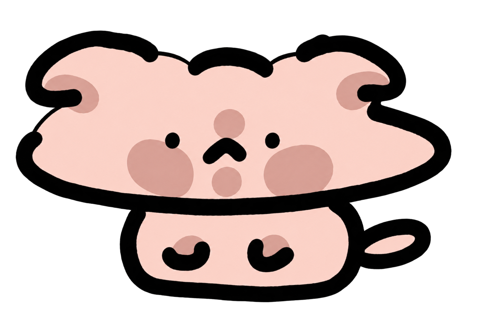 アプリコット色のいぬの原画
